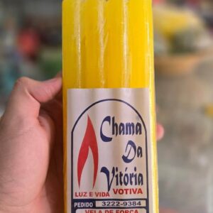 Maço vela de força amarela