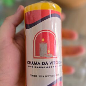Vela 7 dias amarela